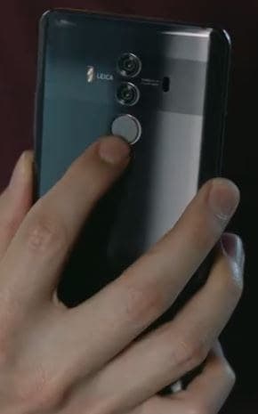 Huawei Mate 10 Pro Fingerprint Reader
